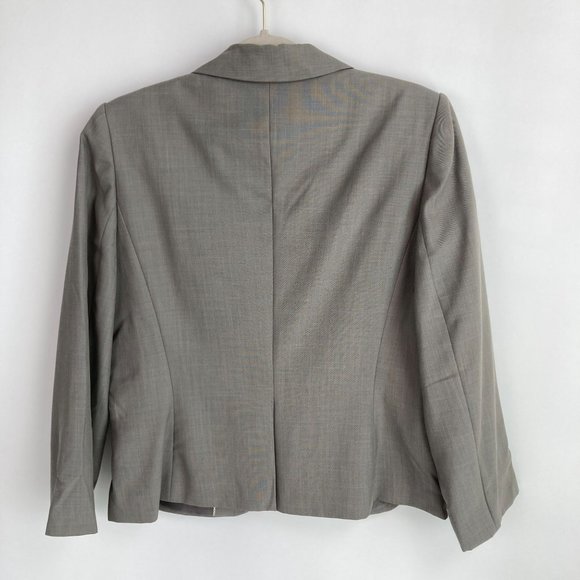 Calvin Klein Gray Two Button Blazer 12 - Picture 12 of 14